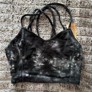 American Eagle Outfitters Blue Tie-Dye Crop Top | Women’s Size S